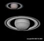 Image CCD de saturne, le 28 octobre 2003