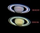 Saturne en 2004 et 2005