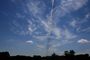 Ombre d'une traînée de condensation