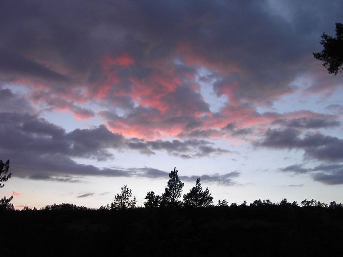 Nuages roses vers Laval