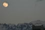 Pleine lune sur Chamrousse