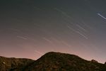 South pole from the Teide caldeira under the moon