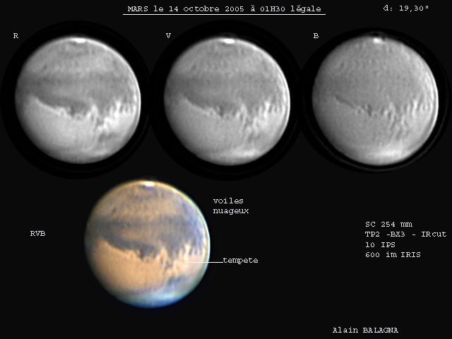 MARS 14 octobre 05 tempete