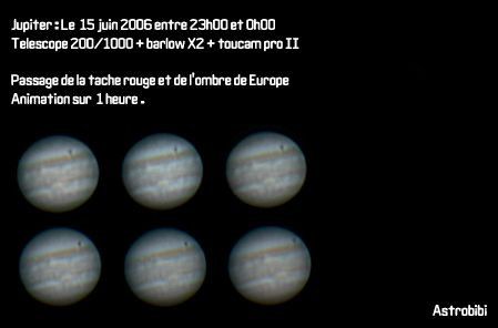 Jupiter et ombre d'Europe