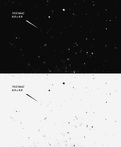 Amas Globulaire NGC6642 au 100mm