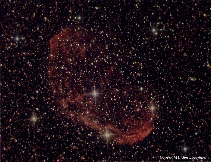 NGC 6888 - la nébuleuse du Croissant