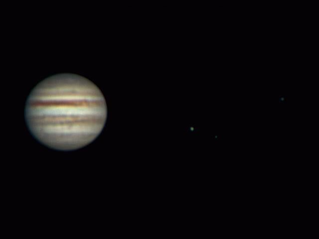 Jupiter le 29 août 2008 (animation)