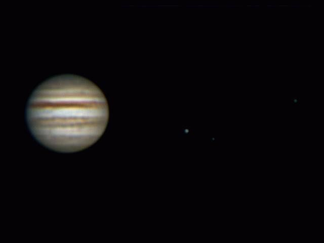 Jupiter le 29 août 2008 (animation)