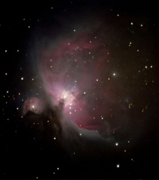 M42-43 au mak 150/1800 - réducteur 0.63 antarès