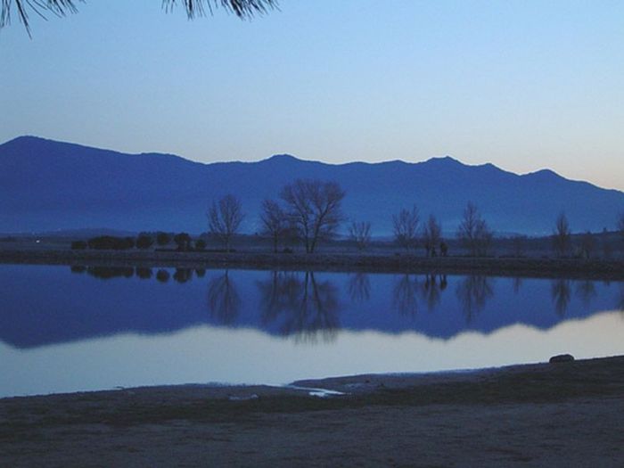 reflets sur le lac