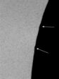 Eclipse et relief lunaire (grande échelle)