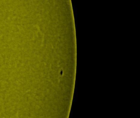 Tâche solaire, facules et limbe