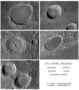 5 cratères lunaires du 4 Août 2007