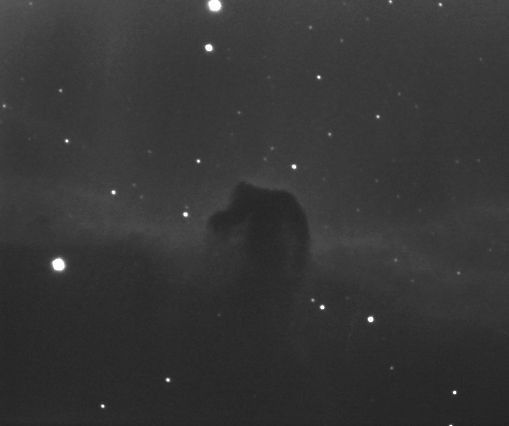 IC 434 en H-alpha a la Webcam.