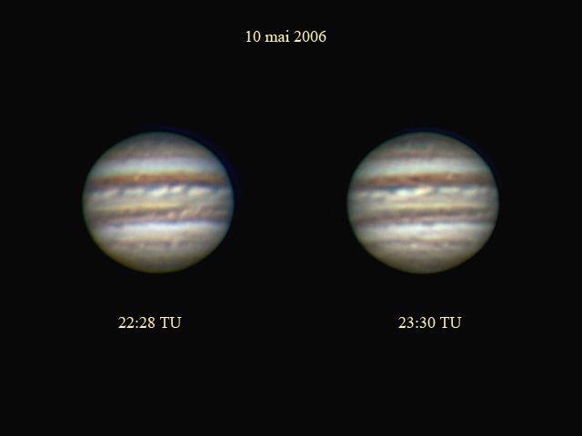 Jupiter le 10 mai 2006