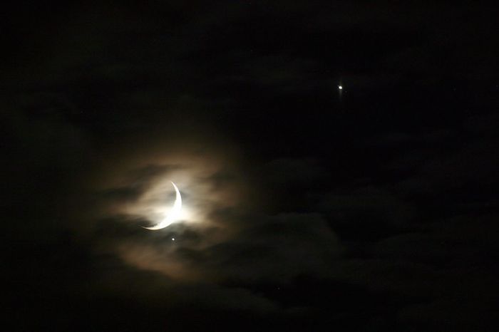 Lune, Vénus et Jupiter 1