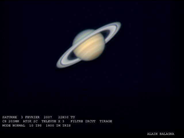 saturne 3 fevrier 2007