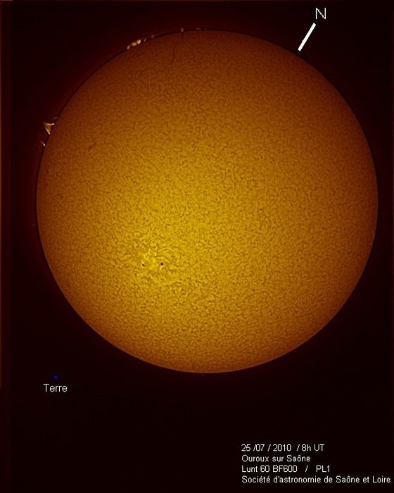 Soleil du 25 Juillet