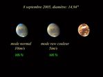 Mars le 8 septembre 2005