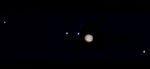 Jupiter avec satellites