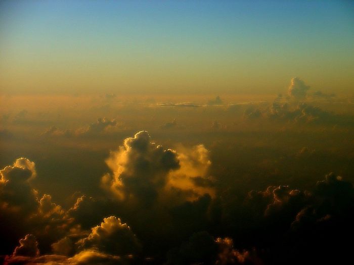 Couchant vu d'avion