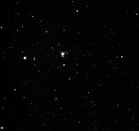 ngc2362 à l'objectif de 100mm