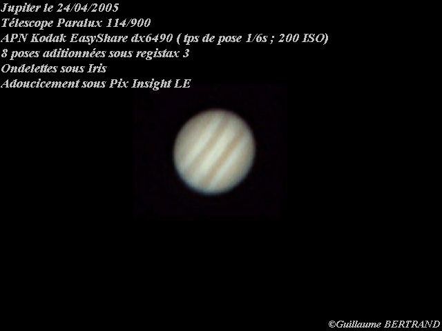 Jupiter le 24/04/2005