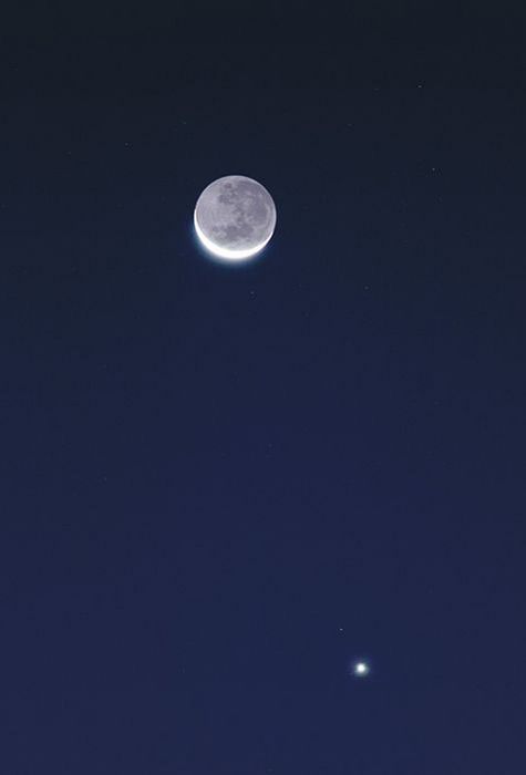 Conjonction Lune et Vénus