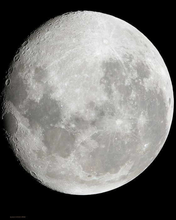 La Lune deux jours après la pleine Lune