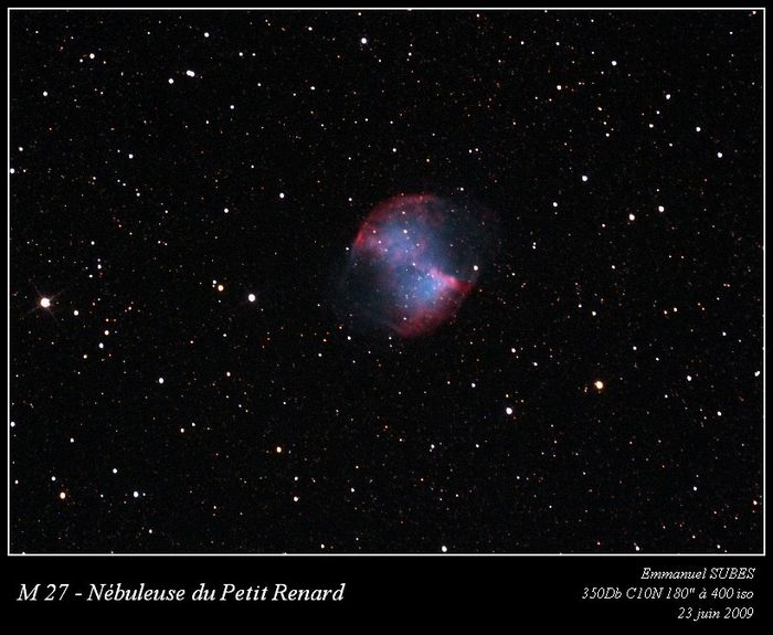 M27 - Nébuleuse du Petit Renard