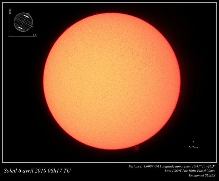 Soleil 6 avril 2010
