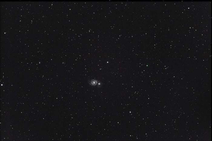 M 51 trés grand champ
