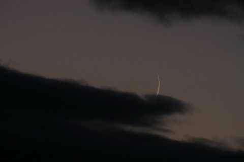 Animation lune et nuages
