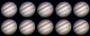 Jupiter de 21h05 à 21h50 Tu