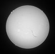 Soleil au PST le 4 janvier 2005, vers 12 h TU