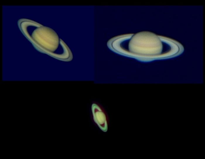 saturne avec 3 instruments