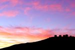 coucher de soleil sur le VLT
