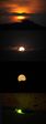 soleil lune et vers luisant