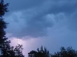 Orage sur Miramont de guyenne Domaine de Lescaut
