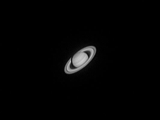 saturne à la lunette achomatique