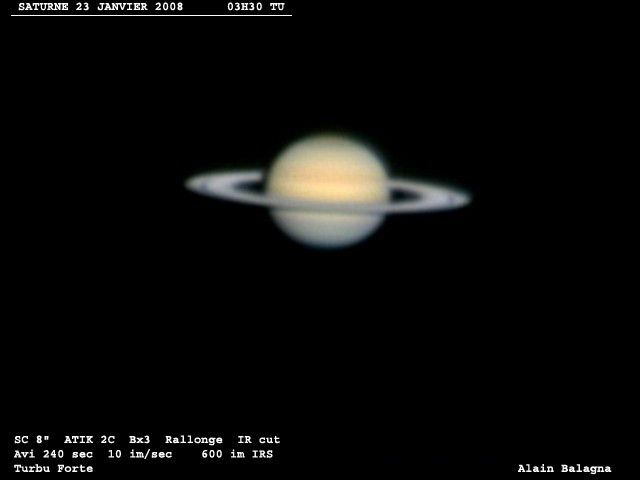 Saturne 23 janv 2008