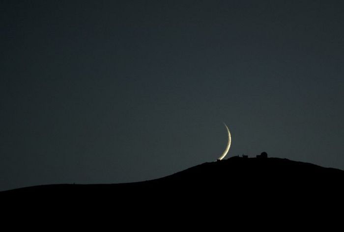 Couché de Lune sur le Mont Chirant