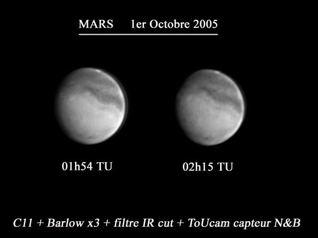 MARS (le 1er Octobre 2005)