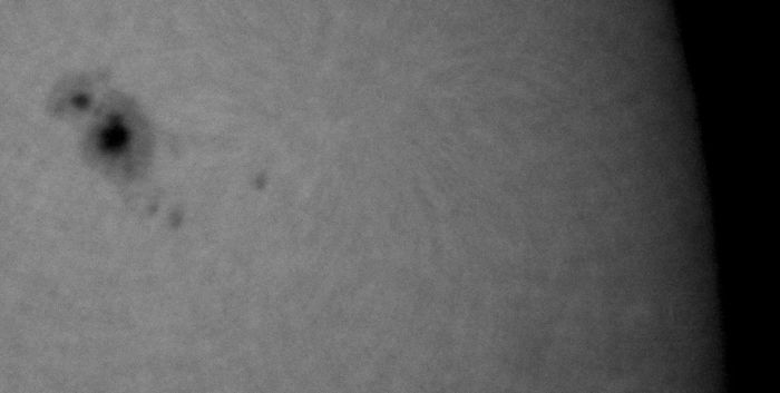 Tache solaire du 21 avril 2003