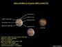 Mars à 98 Mkm avec légende
