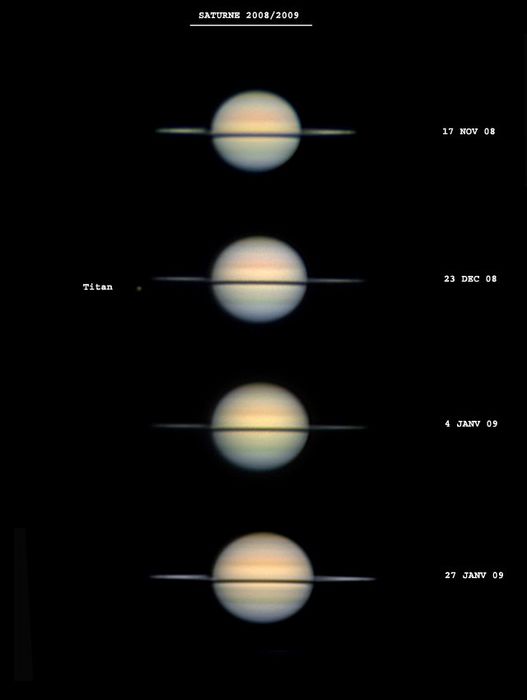 évolution Saturne fin08 début09