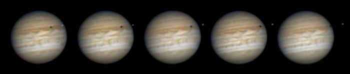 Encore une éclipse sur jupiter...