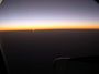 Coucher de soleil depuis un avion