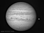 Jupiter le  mai 2004 avec barlow 3x