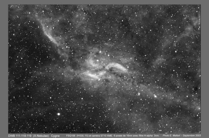 'X' Nebulae (DWB 111/118/119)